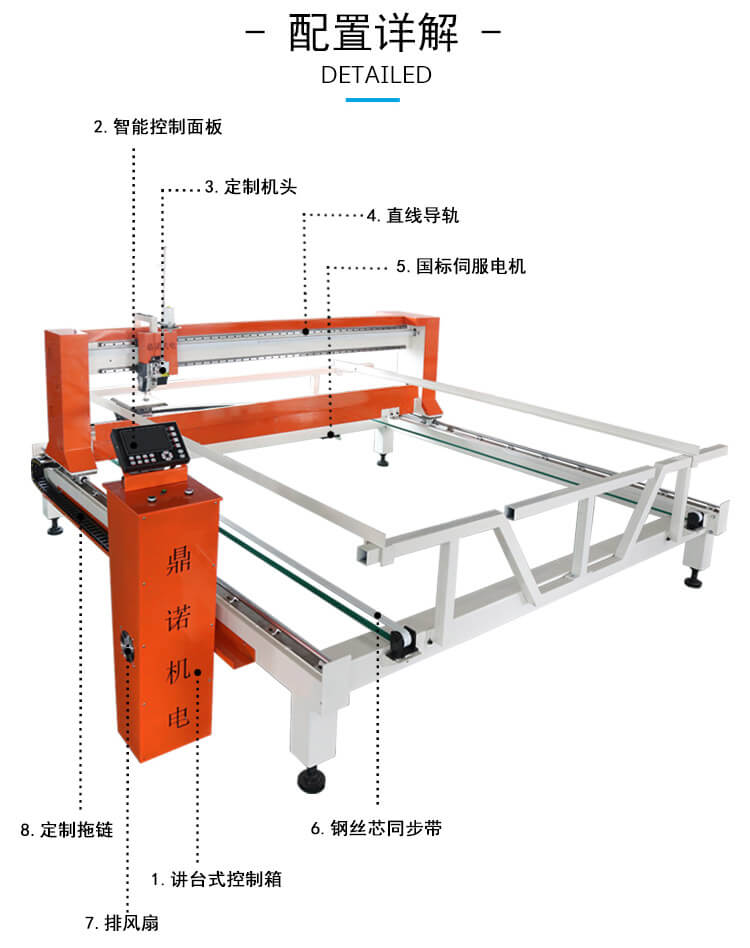 DN-5S-2D高速全移動電腦單針絎縫機產品細節(jié)2